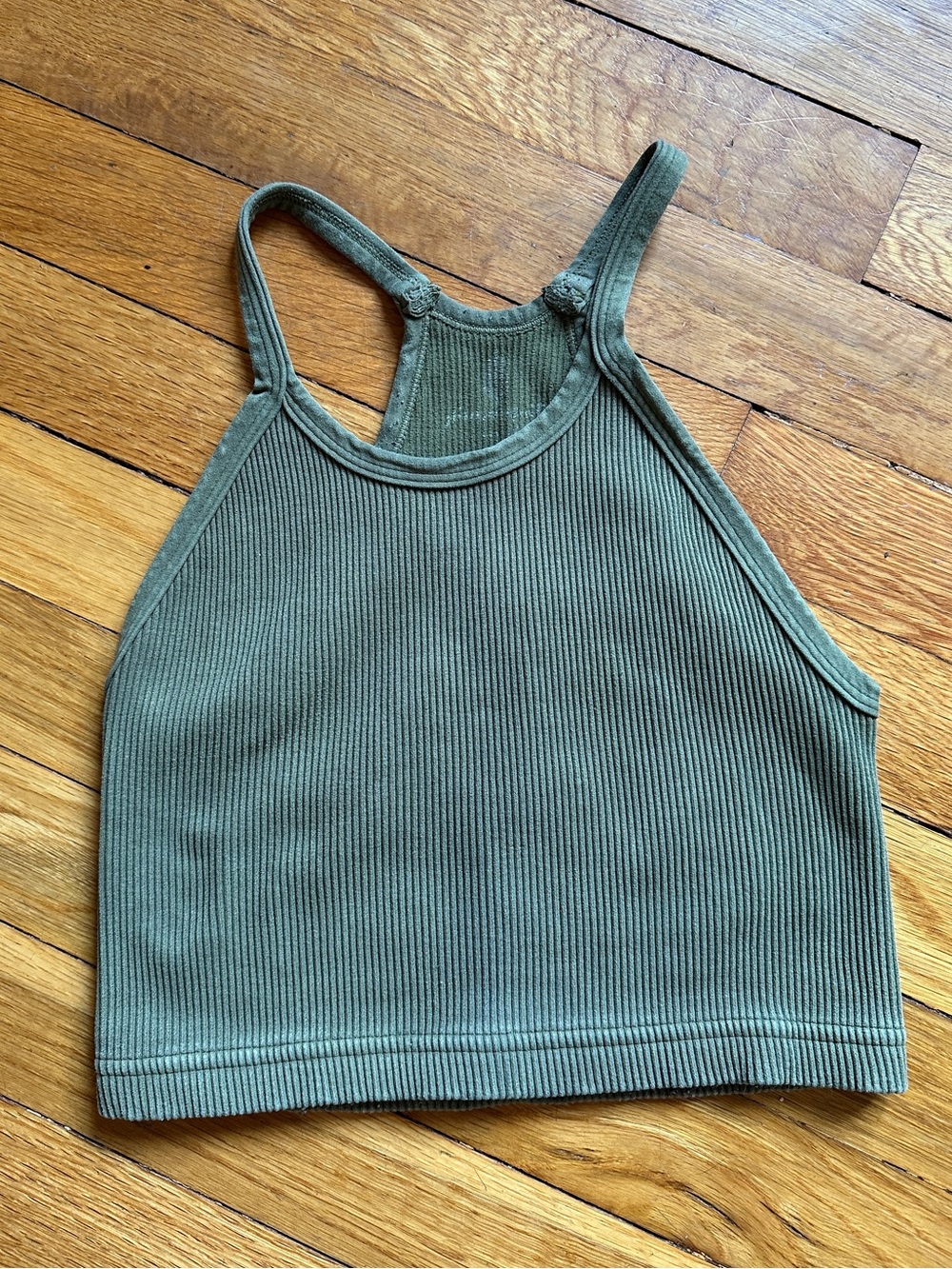 Free People Movement Happiness Runs Tank Olive Green